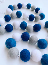 Load image into Gallery viewer, Blue and Gray Ravenclaw Garland