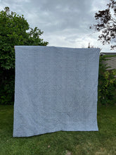 Load image into Gallery viewer, Pink White and Blue Queen size quilt
